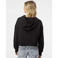 thumbnail image 3 of Independent Trading Co. Womens Lightweight Crop Hooded Sweatshirt, 3 of 5