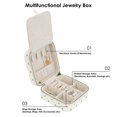 thumbnail image 2 of HDE Girl's Travel Jewelry Case Faux Leather Mini Organizer Box with Mirror Gift - Butterfly, 2 of 7