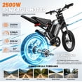 thumbnail image 7 of Electric Dirt Bike AONPO B20Ultra – Peak 3500W off-Road Ebike for Outdoor，52V 20Ah Battery Motorized Dirt Bikes , 32 mph Top Speed, LCD Display with NFC Unlock, Gift for Him, 7 of 7