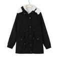 2024 New Winter Lining Overcoat Coat Jacket Retro Womens Warm Jacket