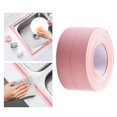 thumbnail image 1 of Cinta de calafateo impermeable Yotijar Tira de sellador de baño 3.8cm Rosa, 1 of 10