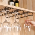 thumbnail image 3 of Estante para copas de vino Inteprter HA082057-01B soporte de Almacenamiento resistente sin perforaciones, 3 of 6