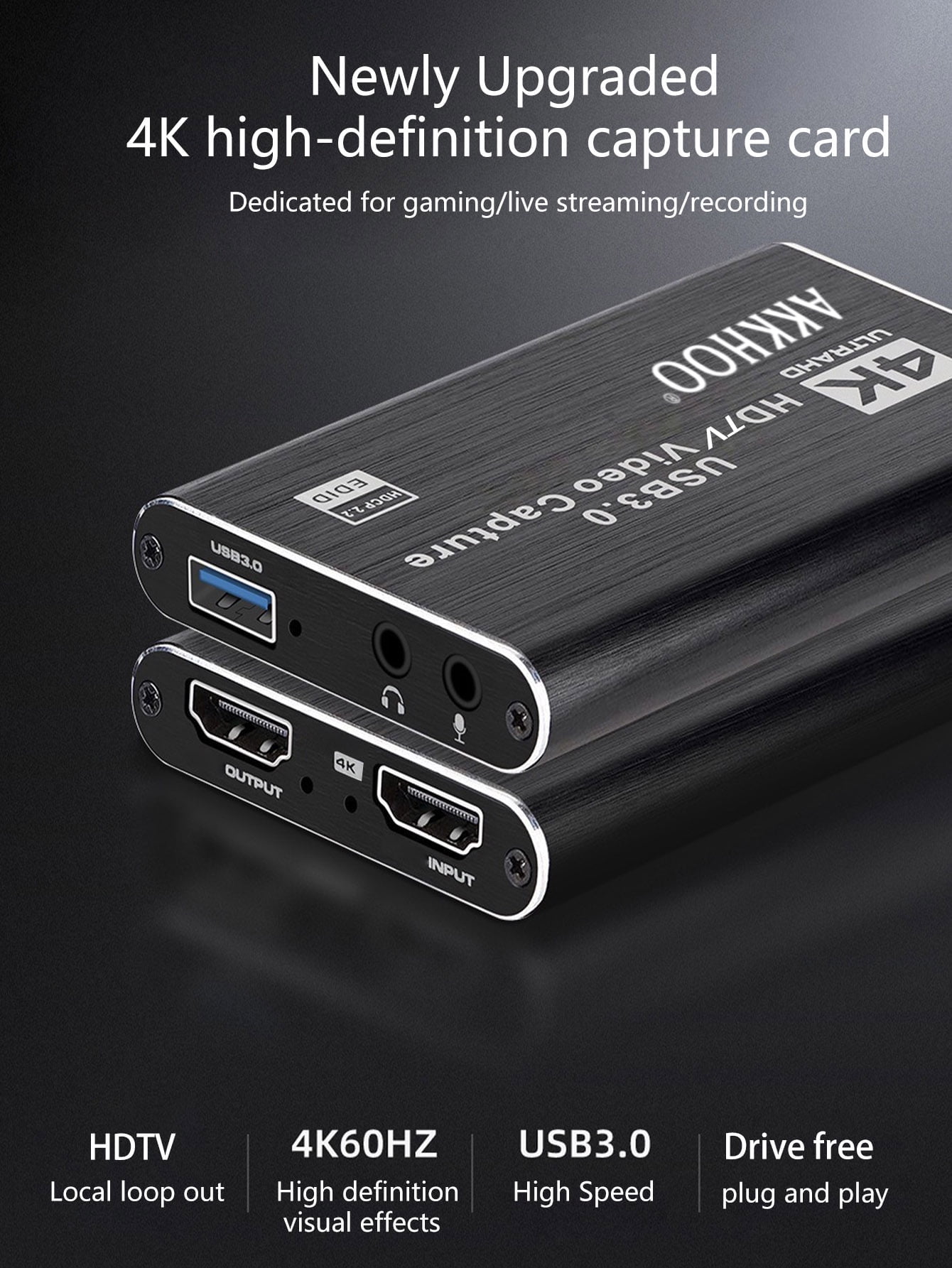 j5create 4K Game Capture Station, JVA14 - Walmart.com