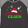 thumbnail image 4 of Inktastic Mawmaw Claus with Christmas Santa Hat and Snowflakes Women's Plus Size T-Shirt, 4 of 5