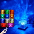 thumbnail image 4 of BOBOMTOI Night Light Gifts Rotating Water Ripple Small Night Lamp Bedside Flame Lamp Romantic Gift Star Projection Lamp, 4 of 4