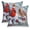 Bird-1, variant on Watercolor Bird Throw Pillow Covers 18x18 Set of 2,Spring Hummingbird Flowers Pillowcases for Sofa Couch Living Room