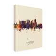 thumbnail image 2 of Trademark Fine Art 'Cape Town South Africa Skyline Portrait III' Canvas Art by Michael Tompsett, 2 of 3