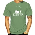 thumbnail image 3 of Stranger Style Pop Culture Things Eleven Cosplay Mens Black Size S-6XL T-Shirt, 3 of 5