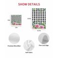 thumbnail image 7 of Spring Pink Roses Kitchen Dish Towels for Drying Dishes Set of 3, Pastoral Eucalyptus Black White Plaid Waffle Weave Microfiber Hand Tea Bathroom Towels Quick Dry & Absorbent Towel 12x12, 7 of 7
