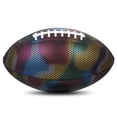 thumbnail image 1 of Football Holographique Réfléchissant Lumineux Rugby Intérieur Extérieur Cuir Cadeaux pour Garçons Filles Hommes Femmes, 1 of 8