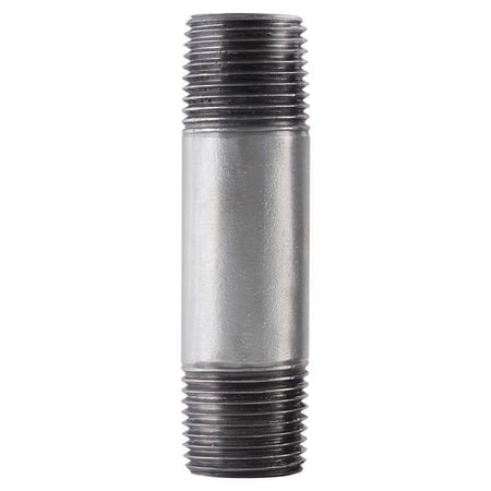 B & K 566-120HN 1 x 0.25 in. x 12 in. Galvanized Steel Nipple