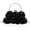Black, variant on Women Evening Clutch, Small Floral Satin Purse with Detachable Strap for Mother's Day Wedding Party Prom