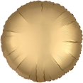 thumbnail image 1 of 18 in. Gold Sateen Round Satin Luxe HX Balloon, 1 of 1
