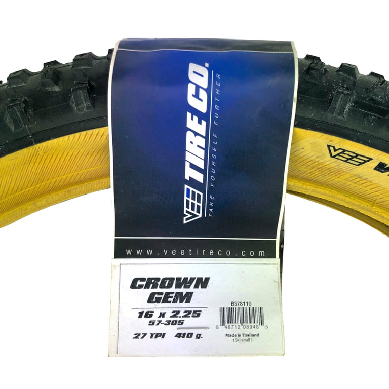 Pneu VEE Tire Co. Crown Gem 26 X 2.6 – VTT Junior, Picots Agressifs, MPC, Tringle Rigide, Poids 1205g