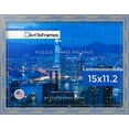 thumbnail image 3 of ArtToFrames 15x11.2 Inch - 28.5x38 CM Blue Puzzle Frame for 100 piece Puzzles.1.50 Inch Custom Wood Puzzle Frames, Blue - Comes with Regular Glass, 3 of 6