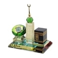 thumbnail image 1 of 3D Mosque Model Crystal Ornaments Dome Miniature Model Architecture Souvenir Desktop Decor, 1 of 6
