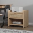 thumbnail image 5 of Surmoby Rattan Nightstand Set of 2 with Charging Station ,Boho Bedside Table with USB Type C Ports ,Rattan Night Stand with Storage Drawers and Shelf for Bedroom,Living Room,Light Oak, 5 of 10