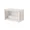 White with light, variant on Clear Acrylic Display Case for Action Figures Dustproof Storage Box with without Light Stackable 23.2x12.2x14.3cm