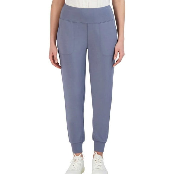 Sage Ladies' Pull On Jogger Pants With Pockets (Gray, XXL)