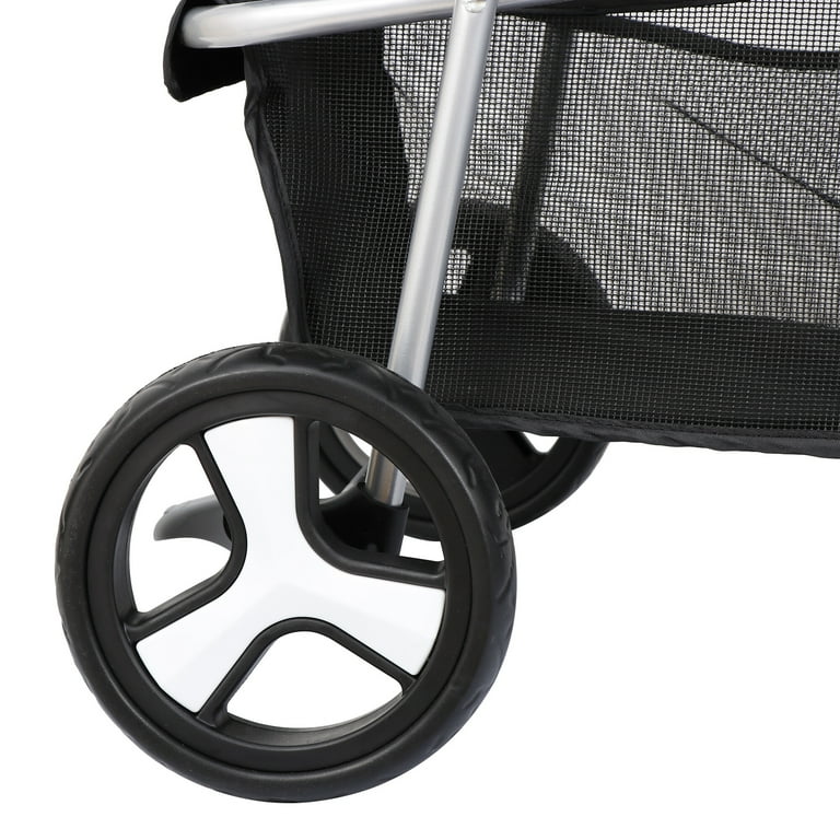 HomGarden 3 Wheel Foldable Pet Stroller for Small Dog Max. 33LBS W/Storage Basket