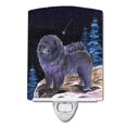 thumbnail image 1 of Carolines Treasures SS8456CNL Starry Night Chow Chow Ceramic Night Light, 6x4x3, Multicolor, 1 of 1