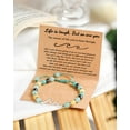 thumbnail image 3 of Rechale Inspirational Bracelet for Women, Get Well Gift Natural Stone Positive Bracelet with Encouragement Card Motivational Jewelry for Women Sister Friends Spiritual Gift, Mother Day's Gift, 3 of 7