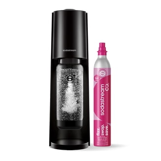 SodaStream One Touch Electric Sparkling Water Maker Kit, Black