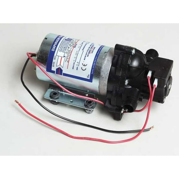 Shurflo Diaphragm Pump,PolyP,3Cmb,3gpm,45psi 2088-343-135