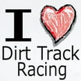 thumbnail image 2 of CafePress - I Heart Dirt Track Racing Body Suit - Long Sleeve Cotton Baby Bodysuit, 2 of 4