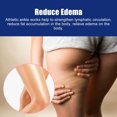 thumbnail image 3 of Athletic Low Cut Socks, Promote Circulation High Elasticity Reduce Obesity 2 Pairs Breathable Running Ankle Socks  For Elderly For Activities, 3 of 8