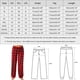 thumbnail image 3 of WILLBEST Pantalones Casuales de Moda para Mujer, elegantes Pantalones de Pijama Deportivos Holgados a Cuadros, Ropa de Dormir Cómoda para Uso Diario Extra Grande, 3 of 9