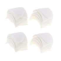 12 Pairs Set-in Shoulder Pads Sewing Foam Pads For Clothes Dresses Knitwear, Can Machine Washable And dryinginginginginging Cleanable, White