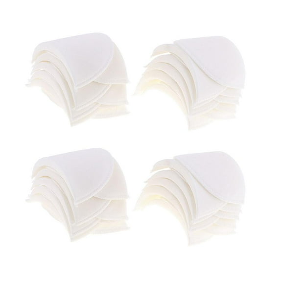 12 Pairs Set-in Shoulder Pads Sewing Foam Pads For Clothes Dresses Knitwear, Can Machine Washable And dryinginginginginging Cleanable, White