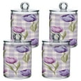 thumbnail image 2 of High-value clear storage jars keep life organized and within reach one sizex2 Beautiful Pinkish-purple Tulips, 2 of 7