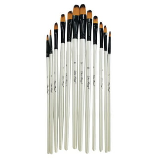 Paint Brushes Set, 2Pack 20 Pcs Paint Brushes for Acrylic Painting, Oil Watercolor Acrylic Paint Brush, Artist Paintbrushes for Body Face Rock Canvas
