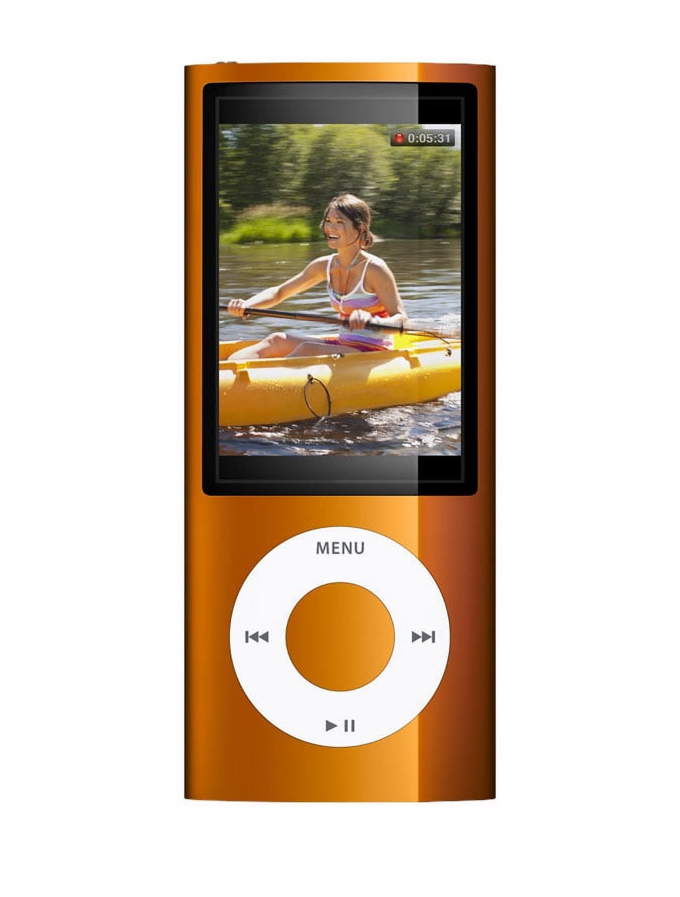 Apple iPod Nano 5th Generation 16GB Orange, Built-in Video Camera