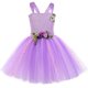 thumbnail image 3 of Vestido de tul con tutú de hada y mariposa de lavanda para niñas, disfraz con alas para fiesta de cumpleaños de carnaval, vestido de princesa de tul, vestido de baile, 3 of 5