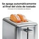 thumbnail image 4 of Tostador de Pan Hamilton Beach 2 Rebanadas Acero Inoxidable Cepillado | Tostador Ranuras Extra Anchas, Toast Boost, Apagado Automático (Reacondicionado), 4 of 8