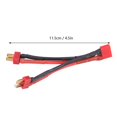 thumbnail image 1 of Ymiko T-Plug 2 Male To T-Plug 1 Female Power Cable Silicone Wire For 2-6S Lipo Battery, 1 of 8