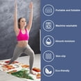 thumbnail image 2 of Christmas Yoga Towel with Storage Bag, 72.8"x26.8" - Suitable for Yoga, Pilates, Fitness, Hot Yoga, and More, 2 of 6