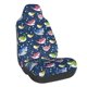 thumbnail image 1 of Fotbe Colorful Cartoon Shark Funda para Asiento de Auto con Estampado – Impermeable y Antisudor – Ajuste Universal, Lavable a Máquina, Antideslizante (1 Pieza), 1 of 5