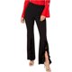 thumbnail image 1 of INC Pantalones de pierna ancha casuales con volantes divididos para mujer negro profundo 10x33 I-N-C Wide Leg, 1 of 1