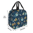 thumbnail image 2 of Yiaed Space Sleeping Panda Print Insulated Lunch Bag Reusable Cute Tote Lunch Box, Leakproof Cooler Lunch Bags for Work Office Travel School Picnic, 2 of 5