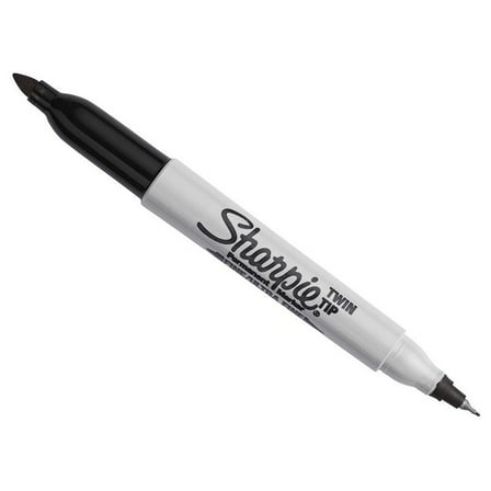 Sharpie Twin Tip Permanent Marker Black