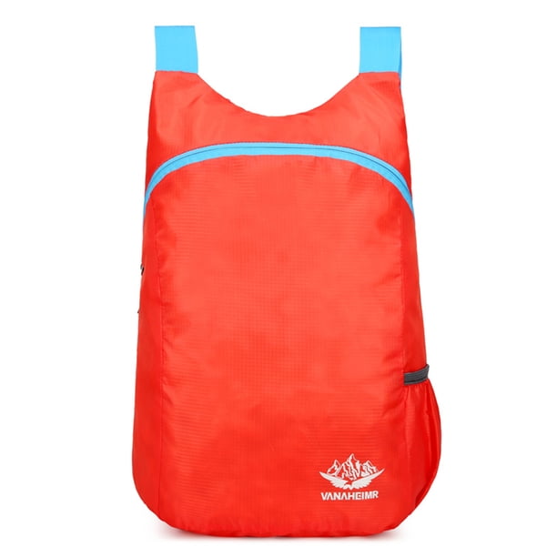 Bsvklp Entrenamiento Plegable Mochila Ligera para Hombres Y Mujeres (rojo)