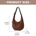 thumbnail image 5 of Giaone Small Crescents Shoulder Bag for Women Trendy Toted Purse Hobos Handbags Clutches Bag Underarm Bags with Zipper, 5 of 19