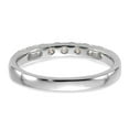 thumbnail image 6 of FJC Finejewelers 14 kt White Gold  7 Stone G H I True Light Moissanite Band 2 mm, 6 of 8