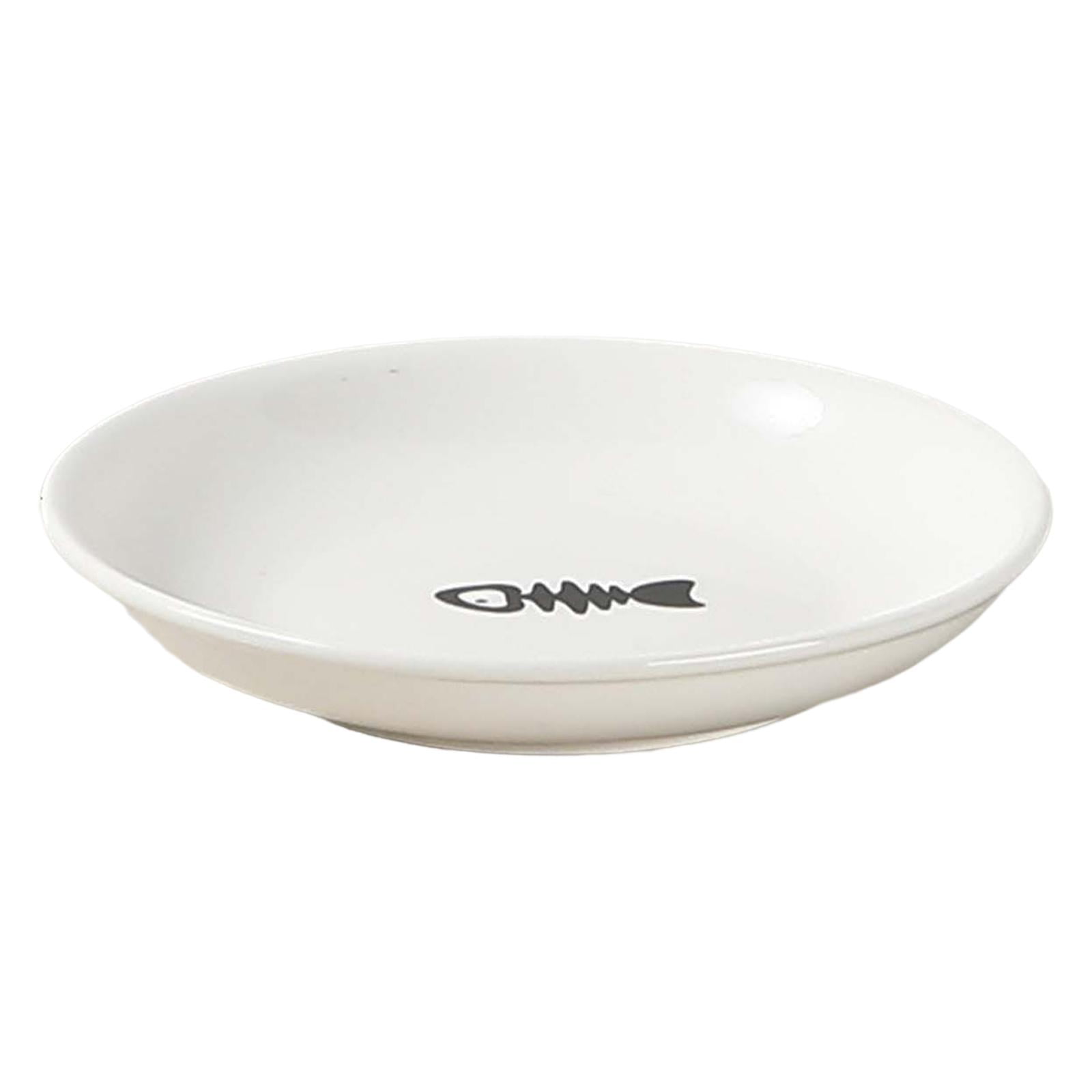Bol pour Chat en Céramique Bol pour Boire Manger Nourrir Support en Fer Assiette