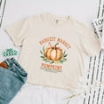 thumbnail image 6 of Harvest Market Pumpkins Local Organic - Women's Boxy Crop Top Graphic T-Shirt, 6 of 13