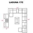 thumbnail image 2 of TK Classic Laguna 17 Piece Wicker Patio Sofa Set in Red, 2 of 2